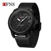 Reloj de Cuarzo Ofns Más Vendido en Temu con Esfera Digital Grande, Reloj Casual de Negocios para Hombre, Resistente al Agua con Escala Tridimensional, Disponible para Dropshipping