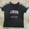 Moda Transfronteriza 2025 Nueva Ropa de Verano para Mujer Sexy Hottie Letra Bordada Cuello Redondo Corto Ombliguera Top Ajustado