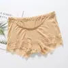 Ropa Interior de Maternidad de Modal Pantalones Cortos de Seguridad Ajustables Sin Costuras con Encaje en Forma de U de Tiro Bajo Calzoncillos Boxer para Mujeres Embarazadas