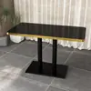 Sofá Bar Transparente Estilo Retrô Cadeira de Jantar para Loja de Chá com Leite Café Deck Mesa de Jantar e Cadeira Combinação Estilo Industrial Comercial