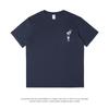 Camiseta Básica Masculina de Manga Curta Estampada Masculina Solta e Versátil Ins Camiseta Básica Masculina Tendência de Marca Tendência Verão Novo Tops Casuais