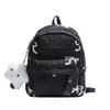 Mochila Pequeña de Textura Nicho Ins para Niña Estilo Lazy Coreano Gran Capacidad para Viaje Diario Bandolera Transfronteriza Tendencia