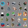 50 pegatinas de dibujos animados de Jedi Survival para equipaje, scooter, nevera, coche, impermeables, con diseño de pollo