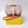 Bolso de elefante tailandés, monedero de PU, bolso japonés, llavero con colgante, bolso creativo para tarjetas, bolso con cremallera para pintalabios.