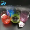 Vaso de Plástico Estilo Japonés, Pico Largo, Diseño Ultradelgado, Estilo Champagne de Lujo Ligero, Rentable, Camping, Moderno, Color Plateado