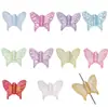 Acessórios Pendentes de Contas Borboleta Banhados com Cor Acrílica Material Brincos Pendurados Pulseira de Contas DIY Feita à Mão Material para Colar