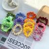 Accesorios para el cabello con forma de corazón para niña coreana, color primaveral, aros para el cabello, coletas, cuerdas para el cabello, bandas de goma para el cabello, cuerdas para la cabeza