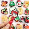 Accesorios de Cuentas para Bolígrafos Temática Navideña Figuras de Papá Noel y Árbol de Navidad Cuentas de Goma Suave Accesorios para Decoración de Bolígrafos DIY Venta al por Mayor