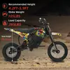 Veículo de Escalada de Motocicleta Elétrica Off-Road Transfronteiriço Pneu 14 polegadas Freio Hidráulico Armazém nos EUA