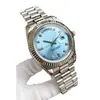 Reloj Mecánico Automático Completo de Acero Inoxidable con Esfera de Diamante de Venta Caliente, Reloj de Moda para Pareja, Reloj Delicado de Una Pieza