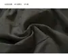 Oufan Cordones Cintura Elástica Algodón Sarga Lavada Shorts Casuales Mujer Verano Cintura Alta Versátil Pierna Ancha Pantalones 11336