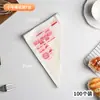 Bolsas de Pastelería Desechables de Grado Alimenticio Hongping, Herramientas de Repostería Transparentes Engrosadas, Bolsas Especiales para Exprimir Crema y Decorar Pasteles