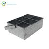 Venta Directa de Fábrica cesta de almacenamiento con asa Cuadrada lámina de hierro galvanizado cesta para cubiertos 6 compartimentos cesta de almacenamiento con asa cesta de herramientas