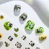 Arte de Uñas Infantil Pegatinas Completas Calcomanías Seguras No Tóxicas Lindos Dibujos Animados de Animales Patrón Impermeable Anti-Manchas Fiesta Decoración Diaria