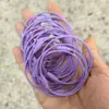Llavero de color caramelo directo de fábrica cuerda de alambre pintada con color etiqueta ins cuerda de llave de dibujos animados para bolsa pintura