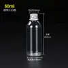 10 20 30 50 100ml pet transparente líquido sub-engarrafado óleo essencial remédio de peixe frasco pequeno tampa de alumínio frasco plástico