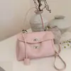 Primavera 2026 Nuevo Estilo Europeo y Americano Simple Gran Capacidad Casual Hebilla de Cierre Bolso Grande de Moda Tendencia Bolso de Hombro Cruzado para Mujer