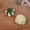 Corazón de Hielo Flor de Rosa Cabeza de Flor Artificial Sala de Estar Mesa de Comedor Muebles para el Hogar Pared de Fondo para Bodas Material de Flor Flor de Seda Decoración Arreglo