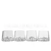 Shangyi-25144 Bar Kt Vidro de Cristal Transparente Copo de Uísque Fabricante Atacado Personalizado Fundo de Montanha Copo de Bebida