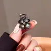 Elegante Pinza para el Cabello de Cristal de Alta Gama para Mujer 2024 Nuevo Modelo Flor Pinza de Garra Pequeña para Raíz del Cabello Peinados Semirecogidos Pinza de Garra de Tiburón para el Cabello