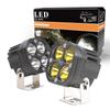 Nova luz de trabalho LED amarela de 3 polegadas 40W para carro e moto, pod spotlight para farol de neblina de condução off-road, luz para ATV