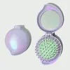 Peine de Tablero Grande Color Perla de Sirena Bolsa de Aire Electrochapado Cojín de Aire Peine Masajeador para el Hogar Estudiante Peine con Agujeros de Aire