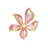 Temperamento Japonés y Coreano Sentido Avanzado Nenúfares Broche Ajustando Artístico Cheongsam Anti-deslizamiento Pin de Luz Flor Tridimensional Accesorios para Traje