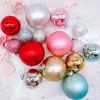 Decoração de bolo de bola fosca bola brilhante fosca Dia dos Namorados festa de aniversário decoração pingente acessórios confeitaria