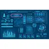 Papel tapiz de fondo con tecnología metálica y circuitos estéreo 3D para empresas de informática, recepciones de cibercafés y salas de deportes electrónicos, estilo industrial.
