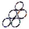 Pulseira masculina Amazon joias de liga metálica com pedra natural acessórios pulseira de olho de tigre transfronteiriça nova joia de tendência simples