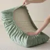Funda de almohada de algodón puro para almohada viscoelástica para sueño profundo, funda de almohada acolchada 100% algodón para hombre, funda interior universal antiaceite para núcleo de almohada
