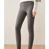 Leggings planos de cachemir de corte entallado Leggings sencillos de talla grande Pantalones casuales cálidos de cachemir de corte entallado