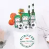 Latas Pastel de Imitación Horneado Decoración Tridimensional Placa de Inserción Tridimensional Adornos de Bandera Tridimensional Disposición de Atmósfera