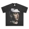 Sudadera con capucha y estampado de Eminem Hip Hop Americano Hip Hop Lavada Peso Pesado Algodón Puro Al por Mayor