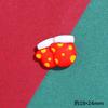 Novo presente de Papai Noel feito à mão creme gel faça você mesmo capa de telefone decorativo joia material resina acessórios