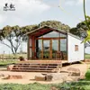 Resort de Camping al Aire Libre Estructura de Acero Solario Casa de Huéspedes Habitación Cielo Estrellado Diseño Construcción Casas Prefabricadas Exportable