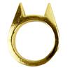Anel de dedo único anti-corpo orelha de gato quebra-vidro anti-lobo feminino suprimentos ao ar livre masculino fábrica de fivela de dedo único