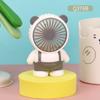 Ventilador Mini de Mesa Desenho Animado Atividades Promocionais Estudantis Crianças Pequenos Presentes Impressão Promoção de Verão Presente Dia das Crianças