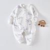 Roupas recém-nascidas outono e inverno macacão do bebê recém-nascido lua cheia do bebê Heshang Roupas acolchoadas romper quente romper