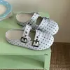 Sandalias Birkenstock de lunares estilo coreano, zapatos casuales sin cordones para mujer para exteriores, nueva colección de otoño 2026, sandalias casuales de suela gruesa para el día a día