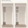 Cortina de Porta Dobrável Sem Furo Modelo Novo 2026 Cortina de Barreira de Ar Frio para Ar Condicionado de Alta Qualidade para Quarto, Cozinha e Corredor