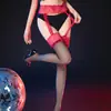 Sexy Encaje Liguero Calcetín de Una Pieza Medias Mate Calcetines Hasta el Muslo para Mujer Medias de Liga Ultrafinas Antidesgarro Sexy