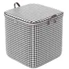 Bolsa de almacenamiento para colcha de ropa de pata de gallo Bolsa de embalaje para mudanza Gran capacidad Ropa Impermeable y a prueba de humedad Bolsa de almacenamiento no tejida