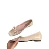 Zapatos Rojos Pequeños de Estilo Francés para Mujer, Primavera y Otoño 2026 Verano Lazo Zapatos de Ballet Suaves para Fiesta