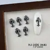 Acessórios para Unhas em Formato de Cruz Mais Vendidos, Pedras Strass Populares de Liga para Nail Art, Decorações de Unhas Versáteis Estilo Retro Doce-Cool Europeu e Americano