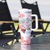 Día de la Madre 40oz Vaso para Coche de Segunda Generación Vaso para Hielo de Gran Capacidad con Pajita Vaso con Asa Vaso Termo de Acero Inoxidable Personalización