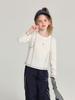 Camiseta Infantil Pudding Haru Moda para Niñas Casual Manga Corta Top Camiseta Básica Manga Larga para Mujer Exterior Cuello Redondo