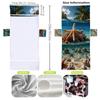 Capa Exclusiva para Cadeira de Praia Transfronteiriça Capa para Cadeira de Praia de Microfibra Bolsa Série Estrela do Mar Impressão Digital 3D A partir de Uma Peça