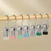 Clip Gancho de Acero Inoxidable de Tres Puntas, Clip de Plástico Recubierto para Almacenamiento y Secado de Sombreros y Bufandas para el Hogar, Sin Marcas