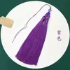 Flor de Loto Doble Espiga Borla Colgante Espiga Manualidades DIY Accesorios Material Nudo Chino Borla Accesorios Colgante Antiguo